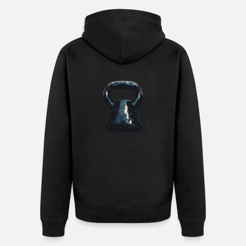 Entraînement & Musculation : Cadeau chic - Veste à capuche bio Premium Unisexe - noir