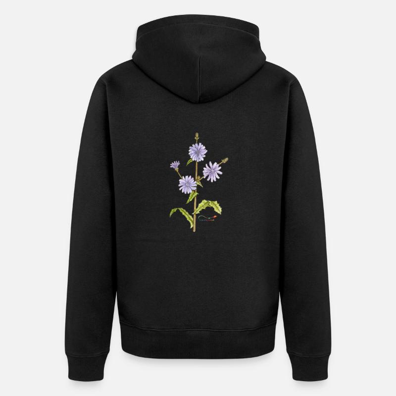 Chicorée - Veste à capuche bio Premium Unisexe - noir