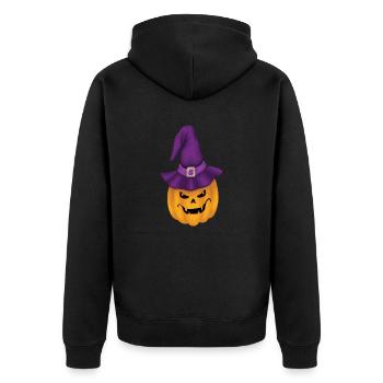 HALLOWEEN - Veste à capuche bio Premium Unisexe - noir - Dos - Nico (187cm)