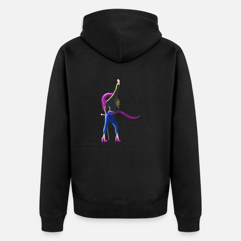 Queenstafiore - Veste à capuche bio Premium Unisexe - noir