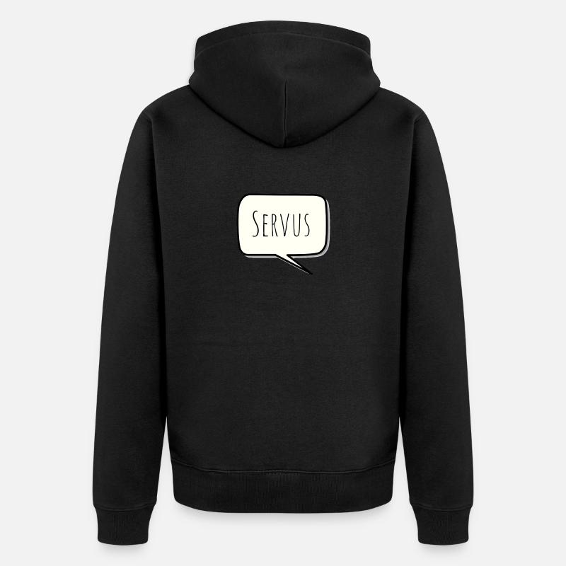 Servus - Veste à capuche bio Premium Unisexe - noir