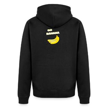 Banana - Go cadeau Banana - Veste à capuche bio Premium Unisexe - noir - Dos - Nico (187cm)