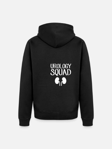 Urology Squad, Nurse Dialysis Urology - Unisex Premium Organic Zip Hoodie - black