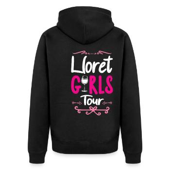 Lloret De Mar Girls Tour - Veste à capuche bio Premium Unisexe - noir - Dos - Nico (187cm)
