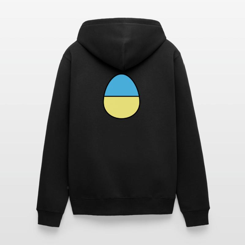Easter egg colored Unisex Premium Organic Zip Hoodie