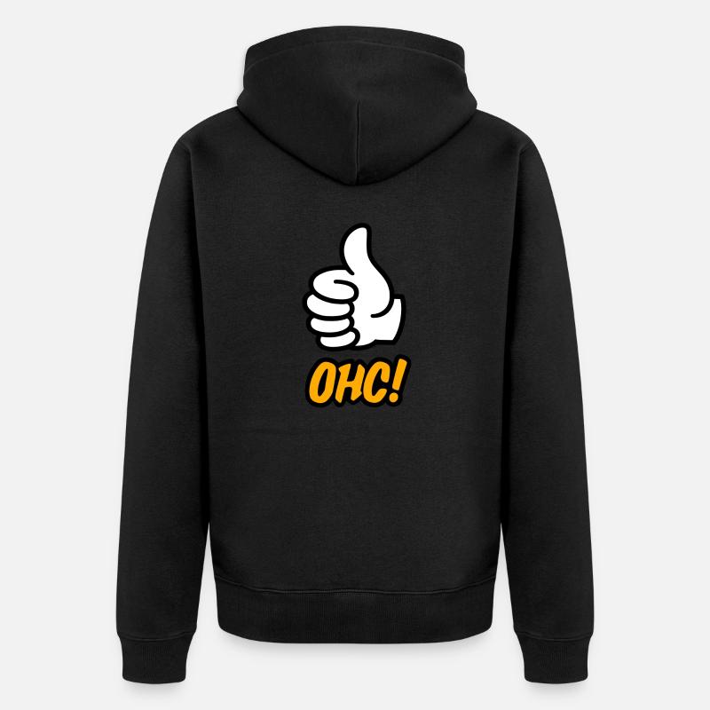 OHCFORD (de) - Veste à capuche bio Premium Unisexe - noir