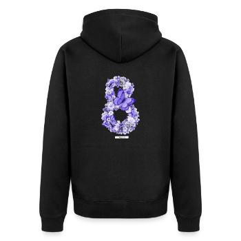 Women’s Power March 8 GirlPower Féminisme féminin - Veste à capuche bio Premium Unisexe - noir - Dos - Nico (187cm)