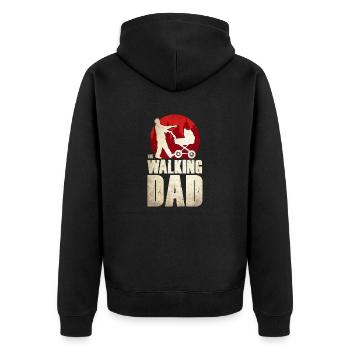 The walking Dad Kinderwagen Papa Zombie Vater - Veste à capuche bio Premium Unisexe - noir - Dos - Nico (187cm)