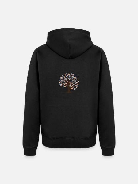 Pedigree - Unisex Premium Organic Zip Hoodie - black
