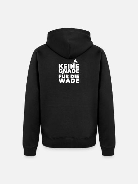 Fahrrad - Unisex Premium Bio Zip Hoodie - Schwarz