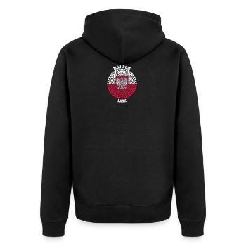 Lask - Veste à capuche bio Premium Unisexe - noir - Dos - Nico (187cm)