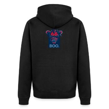 boo. - Veste à capuche bio Premium Unisexe - noir - Dos - Nico (187cm)