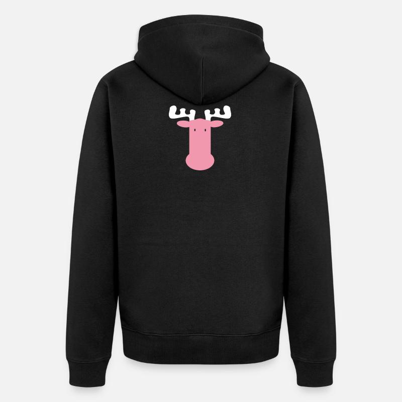 MOOSE - MOOSE - Veste à capuche bio Premium Unisexe - noir