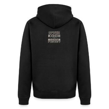 KOCH - Veste à capuche bio Premium Unisexe - noir - Dos - Nico (187cm)