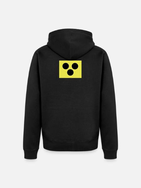 Blind Sign Bracelet Blind 2c - Unisex Premium Organic Zip Hoodie - black