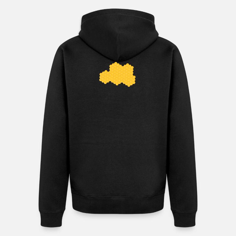 bie 152 - Veste à capuche bio Premium Unisexe - noir