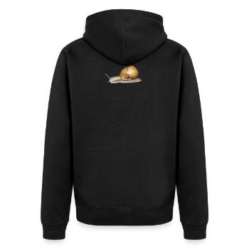 belle 9 - Veste à capuche bio Premium Unisexe - noir - Dos - Nico (187cm)