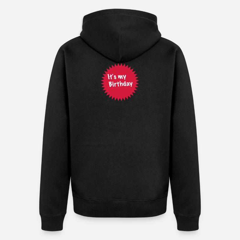 Il est mon anniversaire / anniversaire - Veste à capuche bio Premium Unisexe - noir
