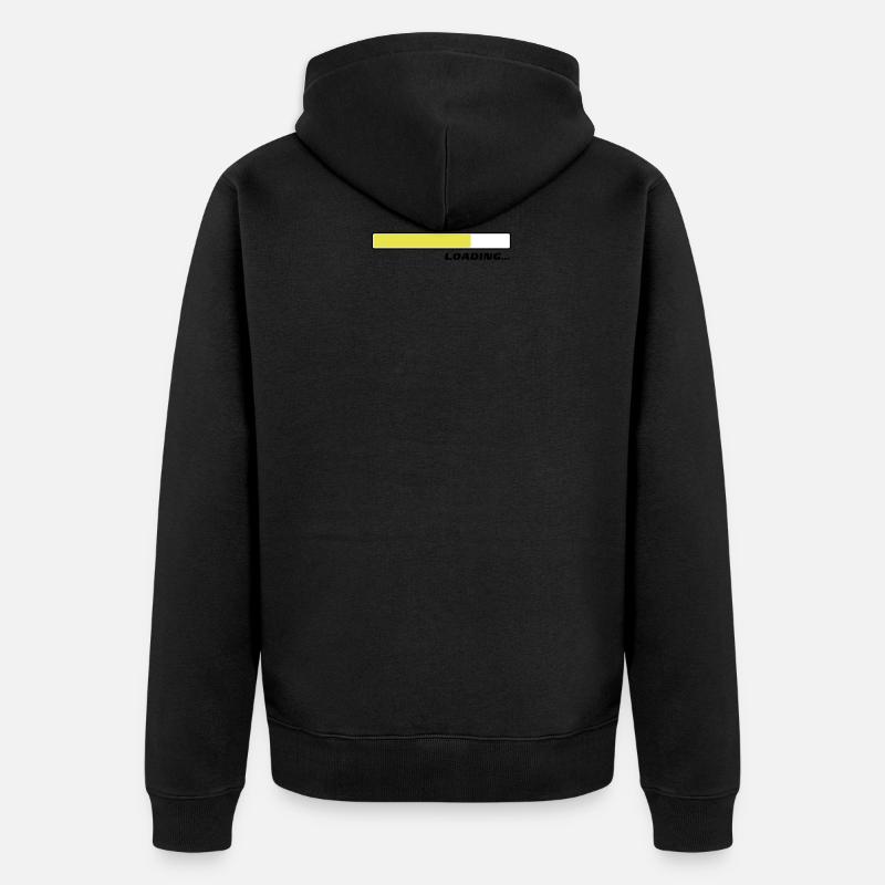 Loading ... Loading beam status 3c - Unisex Premium Organic Zip Hoodie - black