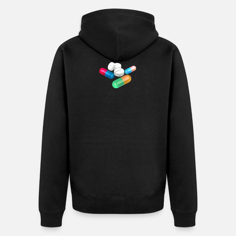 pilules - Veste à capuche bio Premium Unisexe - noir