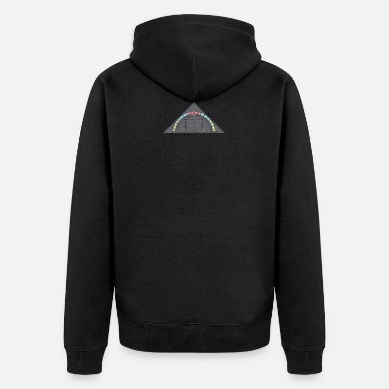 Geodreieck - Veste à capuche bio Premium Unisexe - noir