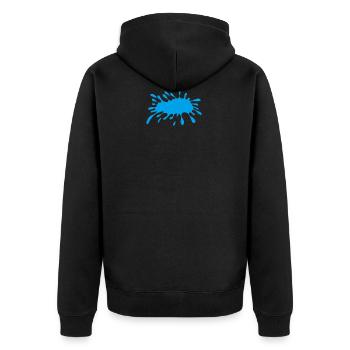 tache d'eau - Veste à capuche bio Premium Unisexe - noir - Dos - Nico (187cm)