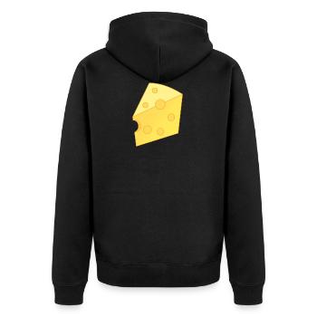 fromage - Veste à capuche bio Premium Unisexe - noir - Dos - Nico (187cm)