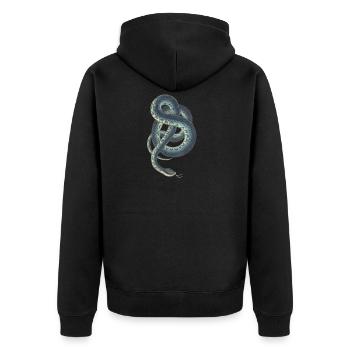 Serpent - Veste à capuche bio Premium Unisexe - noir - Dos - Nico (187cm)