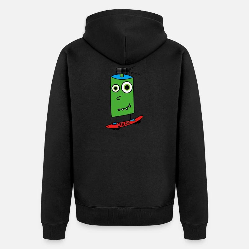 Conseil pulvérisateur - Veste à capuche bio Premium Unisexe - noir