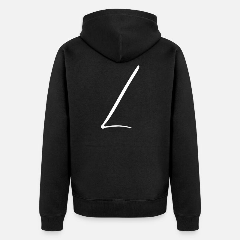 L - Veste à capuche bio Premium Unisexe - noir