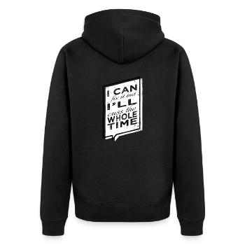 car aircraft mechanic dad repair gift idea - Unisex Premium Organic Zip Hoodie - black - Back - Nico (187cm)