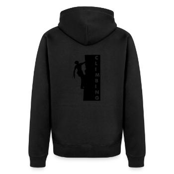 Escalade - Veste à capuche bio Premium Unisexe - noir - Dos - Nico (187cm)