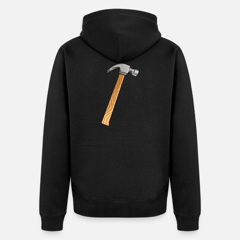 Marteau - Veste à capuche bio Premium Unisexe - noir