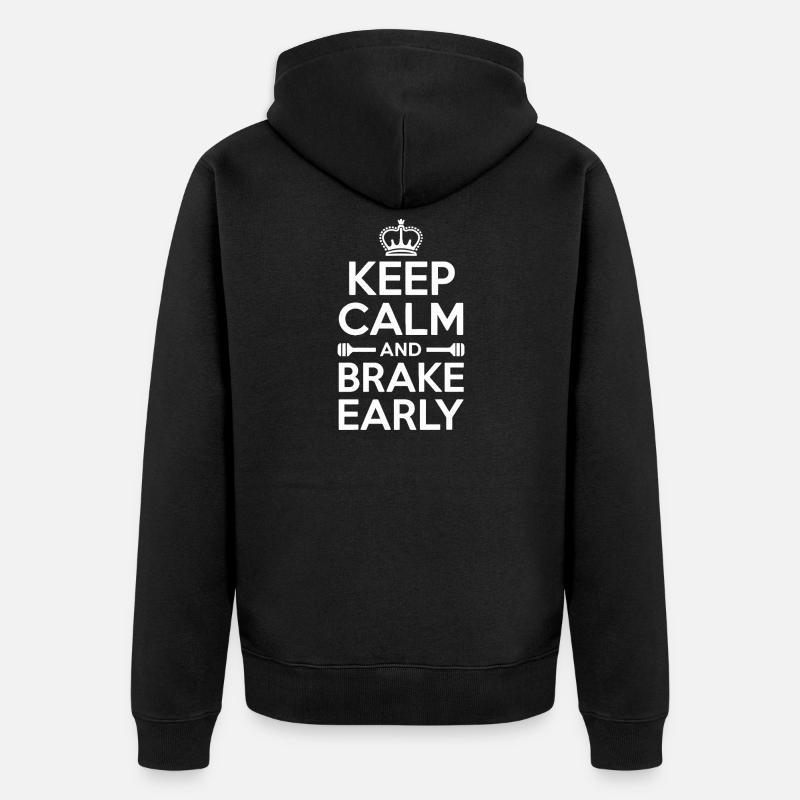 Moniteur d'auto-école École de conduite Moniteur d'auto-école sympa - Veste à capuche bio Premium Unisexe - noir