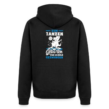 Danser - Veste à capuche bio Premium Unisexe - noir - Dos - Nico (187cm)