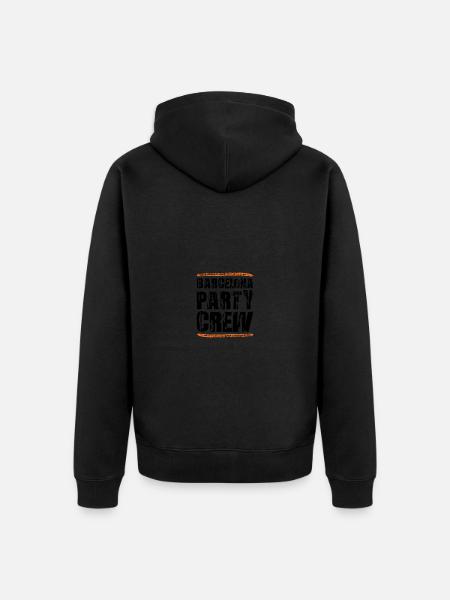 Barcelona Party Crew - Unisex Premium Organic Zip Hoodie - black