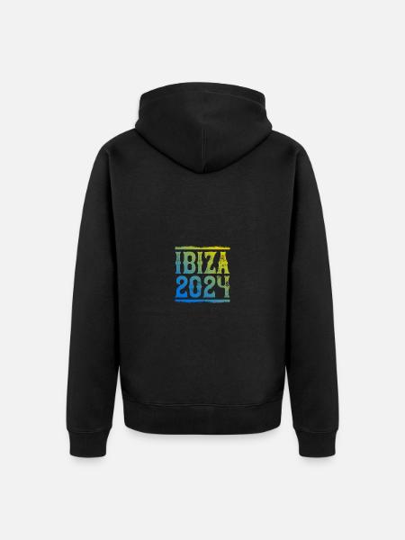 Ibiza 2024 - Unisex Premium Organic Zip Hoodie - black