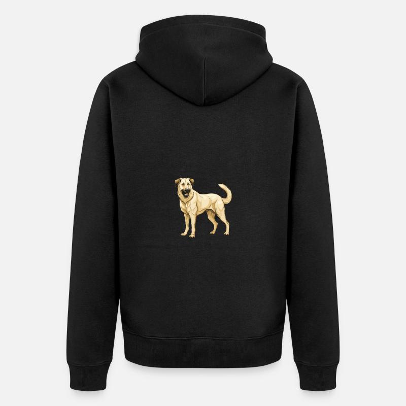 Chien Kangal - Veste à capuche bio Premium Unisexe - noir