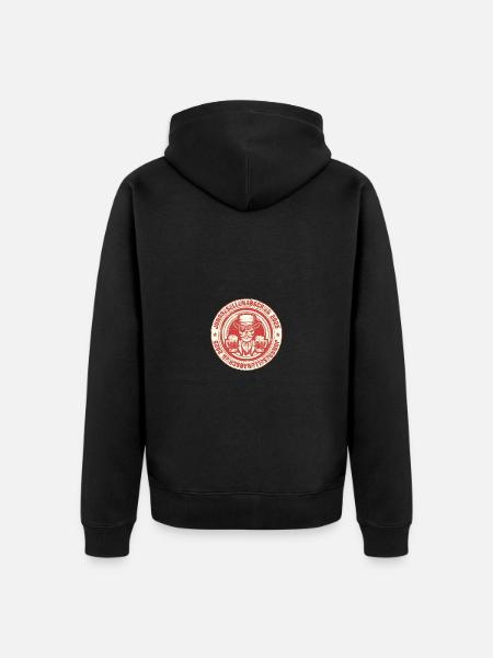 Bachelor Party 2025 Skeleton - Unisex Premium Organic Zip Hoodie - black