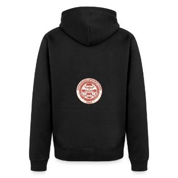 Enterrement de vie de garçon 2025 Crâne - Veste à capuche bio Premium Unisexe - noir - Dos - Nico (187cm)