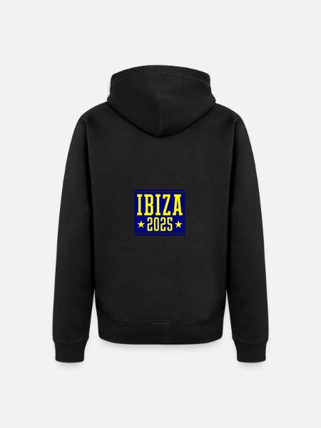 Ibiza 2025 - Unisex Premium Organic Zip Hoodie - black