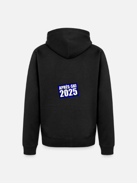 Après-ski 2025 - Unisex Premium Organic Zip Hoodie - black