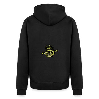 Bachelor Party Wedding Bachelor - Unisex Premium Organic Zip Hoodie - black - Back - Nico (187cm)