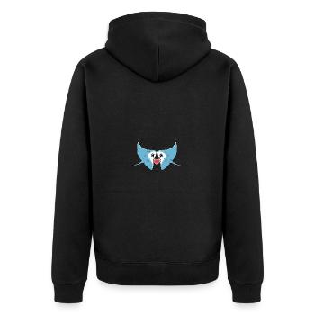 Ray In Love Saint-Valentin - Veste à capuche bio Premium Unisexe - noir - Dos - Nico (187cm)