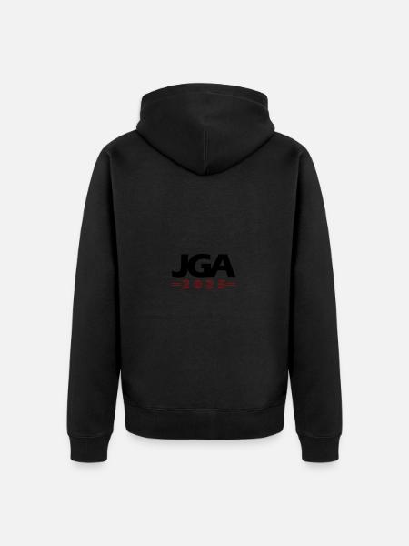 JGA 2025 Junggesellenabschied - Unisex Premium Bio Zip Hoodie - Schwarz