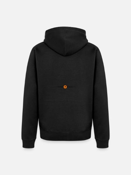 Palm Tree Holiday Icon - Unisex Premium Organic Zip Hoodie - black