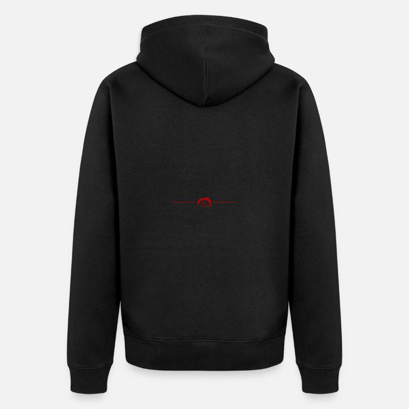 Symbole des alliances - Veste à capuche bio Premium Unisexe - noir