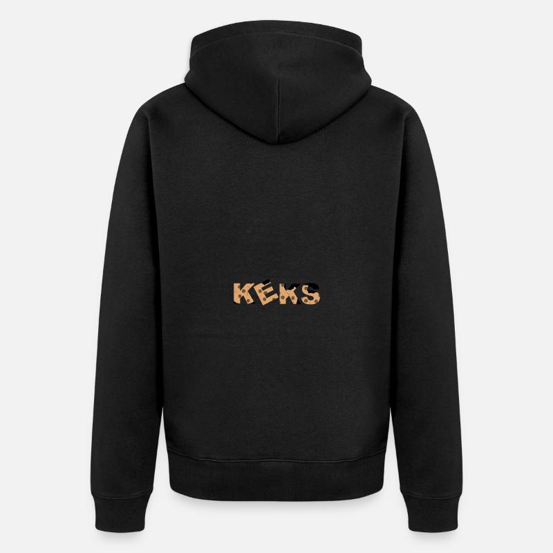 Biscuits - Veste à capuche bio Premium Unisexe - noir