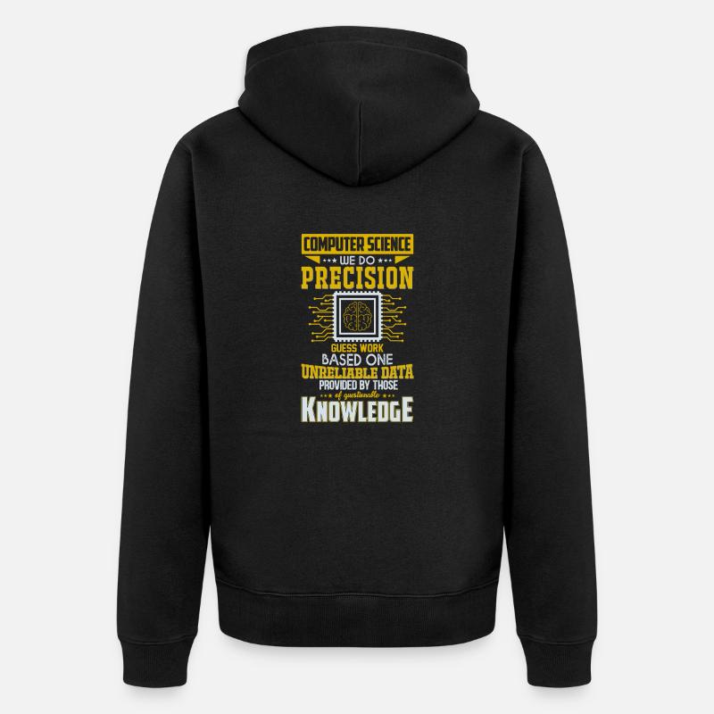 Computer Science - Veste à capuche bio Premium Unisexe - noir