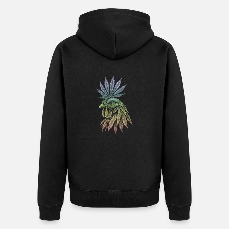 Coq - Veste à capuche bio Premium Unisexe - noir
